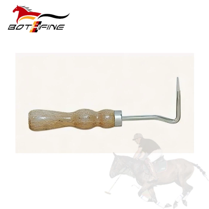 Horse Hoof Pick With Wooden Handle